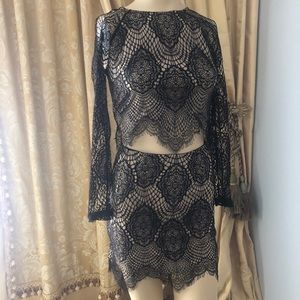 Lace two piece set